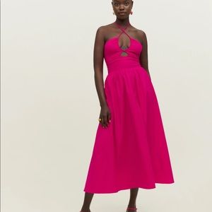 NWT Reformation Stassie Dress 6 in Corvette